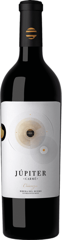 19,95 € 免费送货 | 红葡萄酒 Júpiter Carmé Crianza — 陈酿 D.O. Ribera del Duero