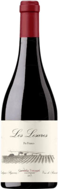 Free Shipping | Red wine Piqueras Los Losares Pie Franco Aged D.O. Almansa Castilla la Mancha Spain Grenache Tintorera 75 cl