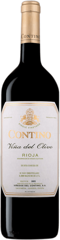 199,95 € Kostenloser Versand | Rotwein Viñedos del Contino Viña del Olivo D.O.Ca. Rioja Magnum-Flasche 1,5 L