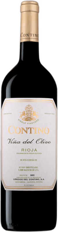 178,95 € | Vin rouge Viñedos del Contino Viña del Olivo D.O.Ca. Rioja La Rioja Espagne Tempranillo, Graciano Bouteille Magnum 1,5 L