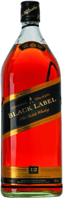 Blended Whisky Johnnie Walker Black Label Réserve Bouteille Réhoboram 4,5 L