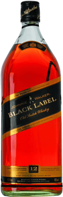 155,95 € | Whisky Blended Johnnie Walker Black Label Reserva Reino Unido Garrafa Especial 4,5 L