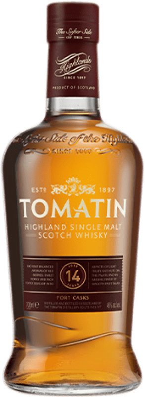 91,95 € 送料無料 | ウイスキーシングルモルト Tomatin Port Cask 14 年