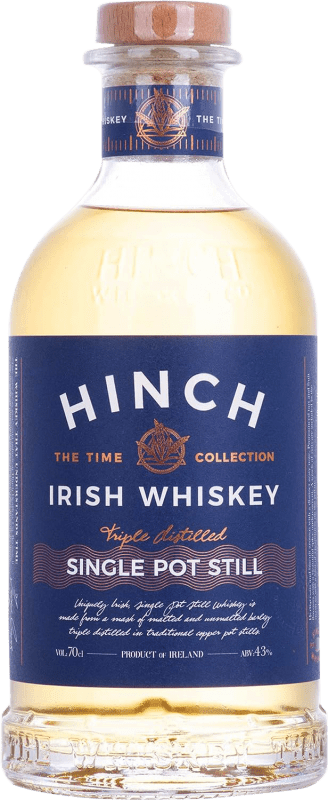 Free Shipping | Whisky Blended Hinch Irish Single Pot Still Reserve Ireland 70 cl