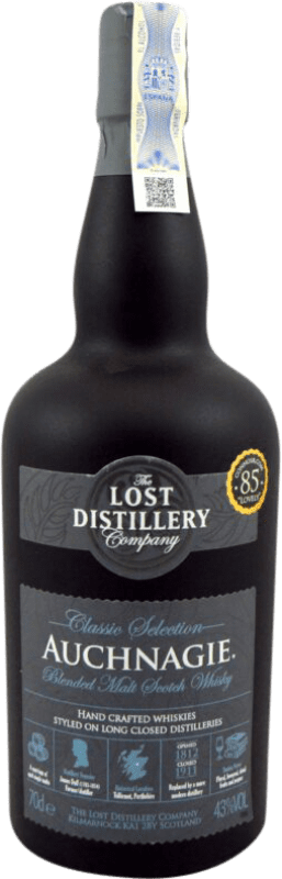 Envoi gratuit | Single Malt Whisky The Lost Auchnagie Highlands Royaume-Uni 70 cl