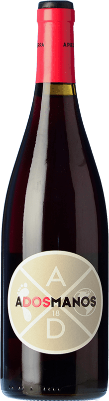 Free Shipping | Red wine A Pie de Tierra A Dos Manos D.O. Méntrida Castilla la Mancha Spain Grenache 75 cl
