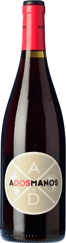 Kostenloser Versand | Rotwein A Pie de Tierra A Dos Manos D.O. Méntrida Kastilien-La Mancha Spanien Grenache 75 cl