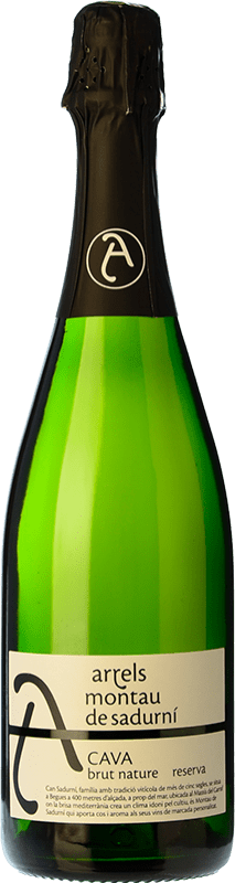 Envoi gratuit | Blanc mousseux Montau de Sadurní Arrels Brut Nature Réserve D.O. Cava Catalogne Espagne Macabeo, Xarel·lo, Parellada 75 cl