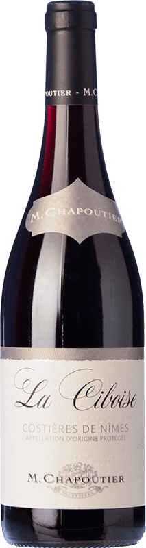 6,95 € | Red wine M. Chapoutier Ciboise A.O.C. Costières de Nîmes Rhône France Syrah, Grenache, Monastrell, Carignan, Cinsault Bottle 75 cl