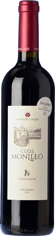 Бесплатная доставка | Красное вино Sangenís i Vaqué Clos Monlleó D.O.Ca. Priorat Каталония Испания Grenache, Carignan 75 cl