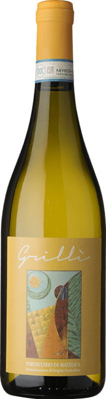 Бесплатная доставка | Белое вино Collepere Grillì D.O.C. Verdicchio di Matelica Marche Италия Verdicchio 75 cl