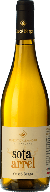 Envío gratis | Vino blanco Cuscó Berga Sota Arrel Muscat España Moscatel de Alejandría 75 cl