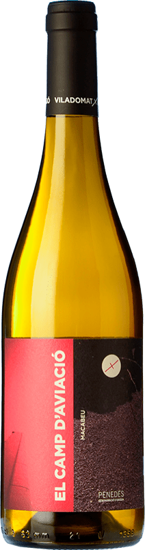 免费送货 | 白酒 Viladomat Aragó El Camp d'Aviació D.O. Penedès 加泰罗尼亚 西班牙 Macabeo 75 cl