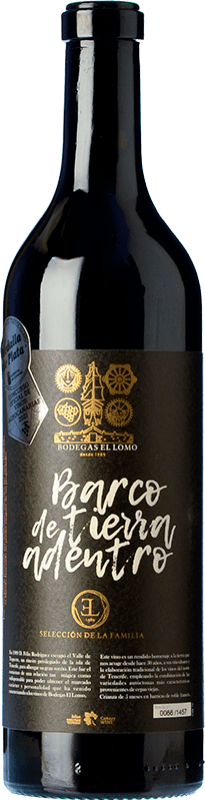 Free Shipping | Red wine El Lomo Barco de Tierra Adentro Canary Islands Spain Listán Black, Listán White, Negramoll 75 cl