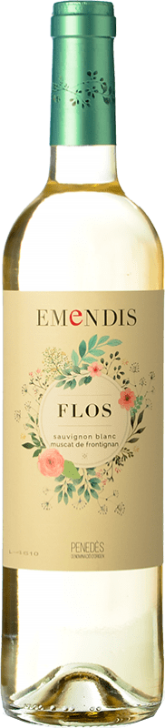 6,95 € | Vino blanco Emendis Flos D.O. Penedès Cataluña España Moscatel de Alejandría, Sauvignon Blanca 75 cl