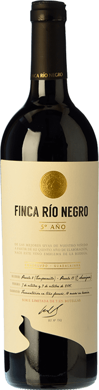 31,95 € | 红酒 Finca Río Negro 5º Año I.G.P. Vino de la Tierra de Castilla 卡斯蒂利亚 - 拉曼恰 西班牙 Tempranillo, Cabernet Sauvignon 75 cl