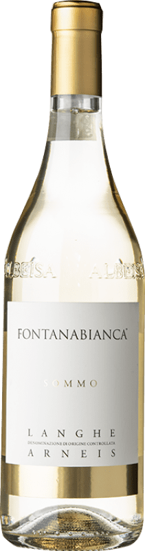 Envoi gratuit | Vin blanc Fontanabianca Sommo D.O.C. Langhe Piémont Italie Arneis 75 cl