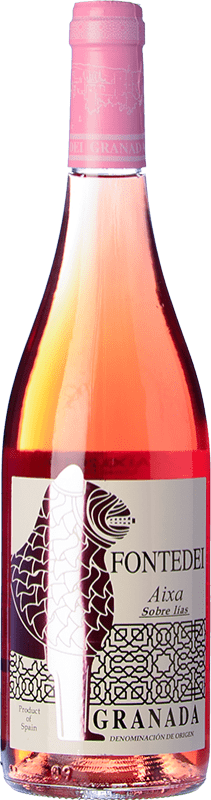 Envío gratis | Vino rosado Fontedei Aixa Joven D.O.P. Vino de Calidad de Granada Andalucía España Merlot 75 cl