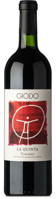 Бесплатная доставка | Красное вино Podere Giodo Rosso La Quinta I.G.T. Toscana Тоскана Италия Sangiovese 75 cl