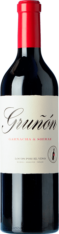 Free Shipping | Red wine Locos por el Vino Gruñón D.O. Campo de Borja Aragon Spain Syrah, Grenache 75 cl