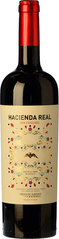 Kostenloser Versand | Rotwein Baco Hacienda Real I.G.P. Vino de la Tierra de Castilla Kastilien-La Mancha Spanien Cencibel 75 cl