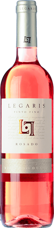 8,95 € | 玫瑰酒 Legaris Rosado 年轻的 D.O. Ribera del Duero 卡斯蒂利亚莱昂 西班牙 Tempranillo 75 cl