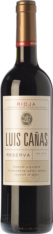 32,95 € | Vino tinto Luis Cañas Reserva D.O.Ca. Rioja La Rioja España Tempranillo, Graciano Botella Magnum 1,5 L