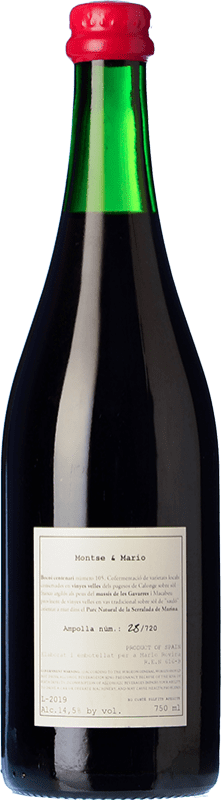 Free Shipping | Red wine Mario Rovira Montse & Mario Spain Macabeo 75 cl