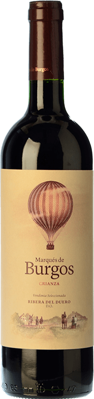 15,95 € | Red wine Lan Marqués de Burgos Aged D.O. Ribera del Duero Castilla y León Spain Tempranillo Bottle 75 cl