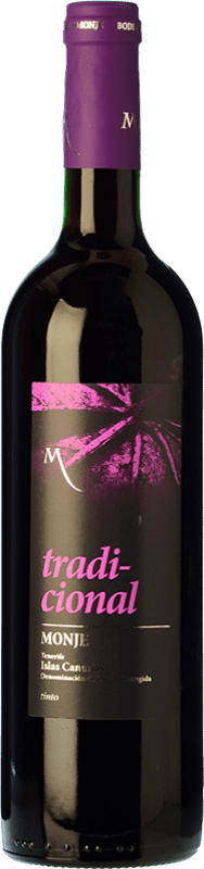 免费送货 | 红酒 Monje Tradicional D.O. Tacoronte-Acentejo 加那利群岛 西班牙 Listán Black, Listán White, Negramoll 75 cl