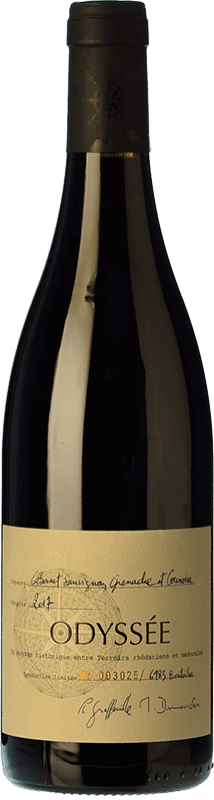 Free Shipping | Red wine Graffeuille & Dumarcher Odyssée France Grenache, Cabernet Sauvignon, Counoise 75 cl