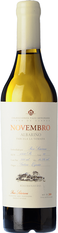 42,95 € Free Shipping | White wine Pazo de Señorans Novembro D.O. Rías Baixas Medium Bottle 50 cl