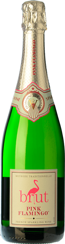 Envoi gratuit | Blanc mousseux Pommery Crémant Pink Flamingo Sparkling Brut France Chardonnay 75 cl