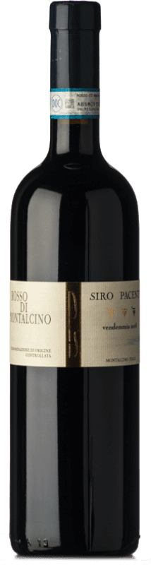 Free Shipping | Red wine Siro Pacenti D.O.C. Rosso di Montalcino Tuscany Italy Sangiovese 75 cl