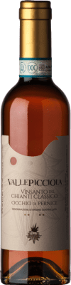 29,95 € | Сладкое вино Vallepicciola Occhio di Pernice D.O.C. Vin Santo del Chianti Classico Тоскана Италия Sangiovese, Trebbiano, Белая Мальвазия Половина бутылки 37 cl