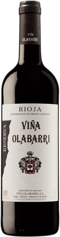 Бесплатная доставка | Красное вино Olabarri Резерв D.O.Ca. Rioja Ла-Риоха Испания Tempranillo 75 cl