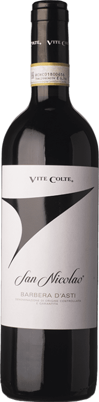 Free Shipping | Red wine Vite Colte San Nicolao D.O.C. Barbera d'Asti Piemonte Italy Barbera 75 cl