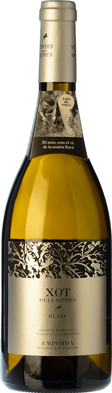 16,95 € | White wine Aspres Xot Blanc dels Aspres D.O. Empordà Catalonia Spain Sauvignon White, Picapoll Bottle 75 cl