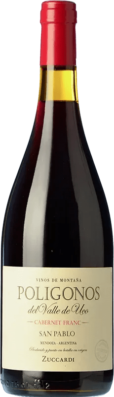 Free Shipping | Red wine Zuccardi Polígonos San Pablo I.G. Mendoza Mendoza Argentina Cabernet Franc 75 cl