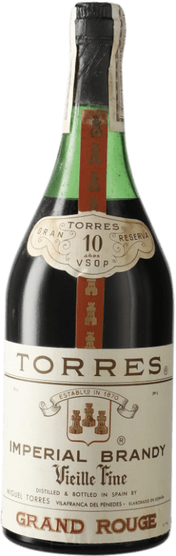 Envio grátis | Brandy Conhaque Torres 10 Very Superior Old Pale VSOP D.O. Penedès Catalunha Espanha 72 cl