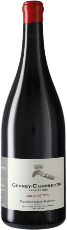 Free Shipping | Red wine Henri Magnien 1er Cru Les Cazetiers A.O.C. Gevrey-Chambertin Burgundy France Pinot Black Magnum Bottle 1,5 L