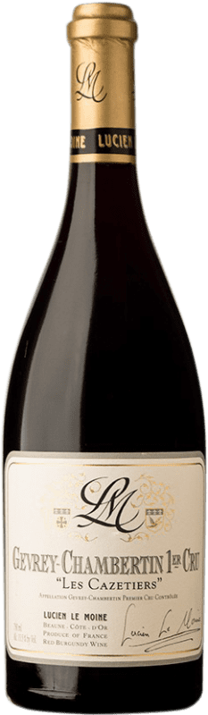 Бесплатная доставка | Красное вино Lucien Le Moine Premier Cru Les Cazetiers A.O.C. Gevrey-Chambertin Бургундия Франция Pinot Black 75 cl