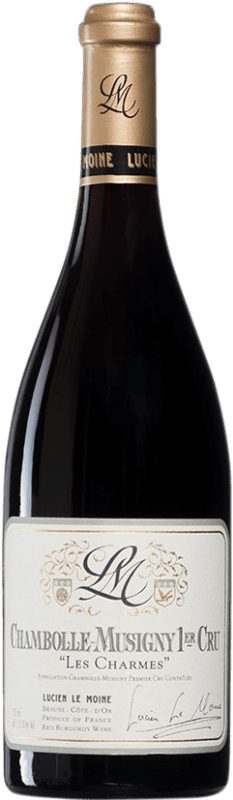 Envoi gratuit | Vin rouge Lucien Le Moine Premier Cru Les Charmes A.O.C. Chambolle-Musigny Bourgogne France Pinot Noir 75 cl