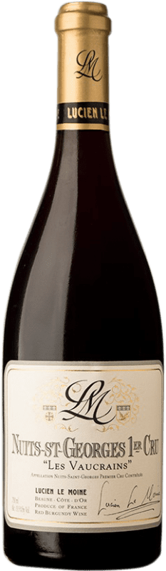 Free Shipping | Red wine Lucien Le Moine Premier Cru Les Vaucrains A.O.C. Nuits-Saint-Georges Burgundy France Pinot Black 75 cl