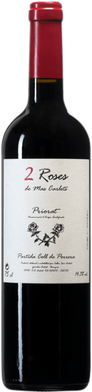 Бесплатная доставка | Красное вино Mas Carlets 2 Roses D.O.Ca. Priorat Каталония Испания Syrah, Grenache 75 cl