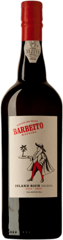 16,95 € | Красное вино Barbeito Island Rich Sweet Резерв I.G. Madeira мадера Португалия Tinta Negra 5 Лет 75 cl