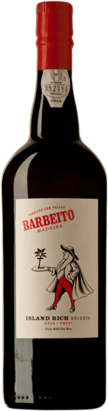 21,95 € Envío gratis | Vino Tinto Barbeito Island Rich Sweet — Dulce Reserva I.G. Madeira 5 Años