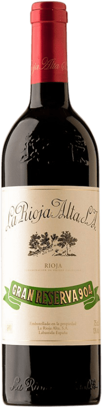 159,95 € Бесплатная доставка | Красное вино Rioja Alta 904 Гранд Резерв 1982 D.O.Ca. Rioja