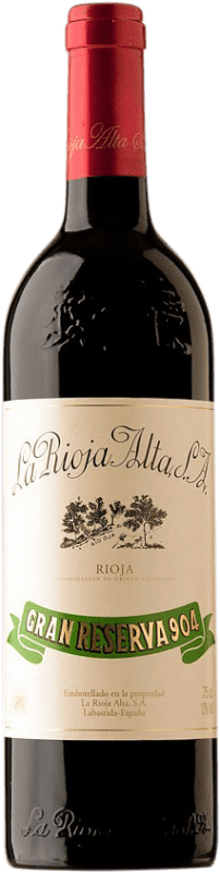 151,95 € | Red wine Rioja Alta 904 Grand Reserve 1982 D.O.Ca. Rioja Spain Tempranillo Bottle 75 cl