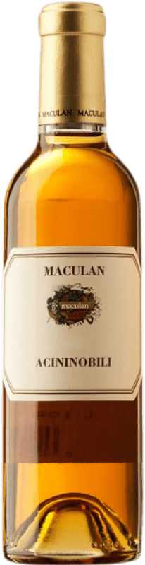 89,95 € Spedizione Gratuita | Vino bianco Maculan Acininobili I.G.T. Veneto Mezza Bottiglia 37 cl